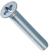 Винт потай М6х15 DIN 965 (ISO 7046), оцинкованная сталь Винт потай М6х15 DIN 965 (ISO 7046), оцинкованная сталь